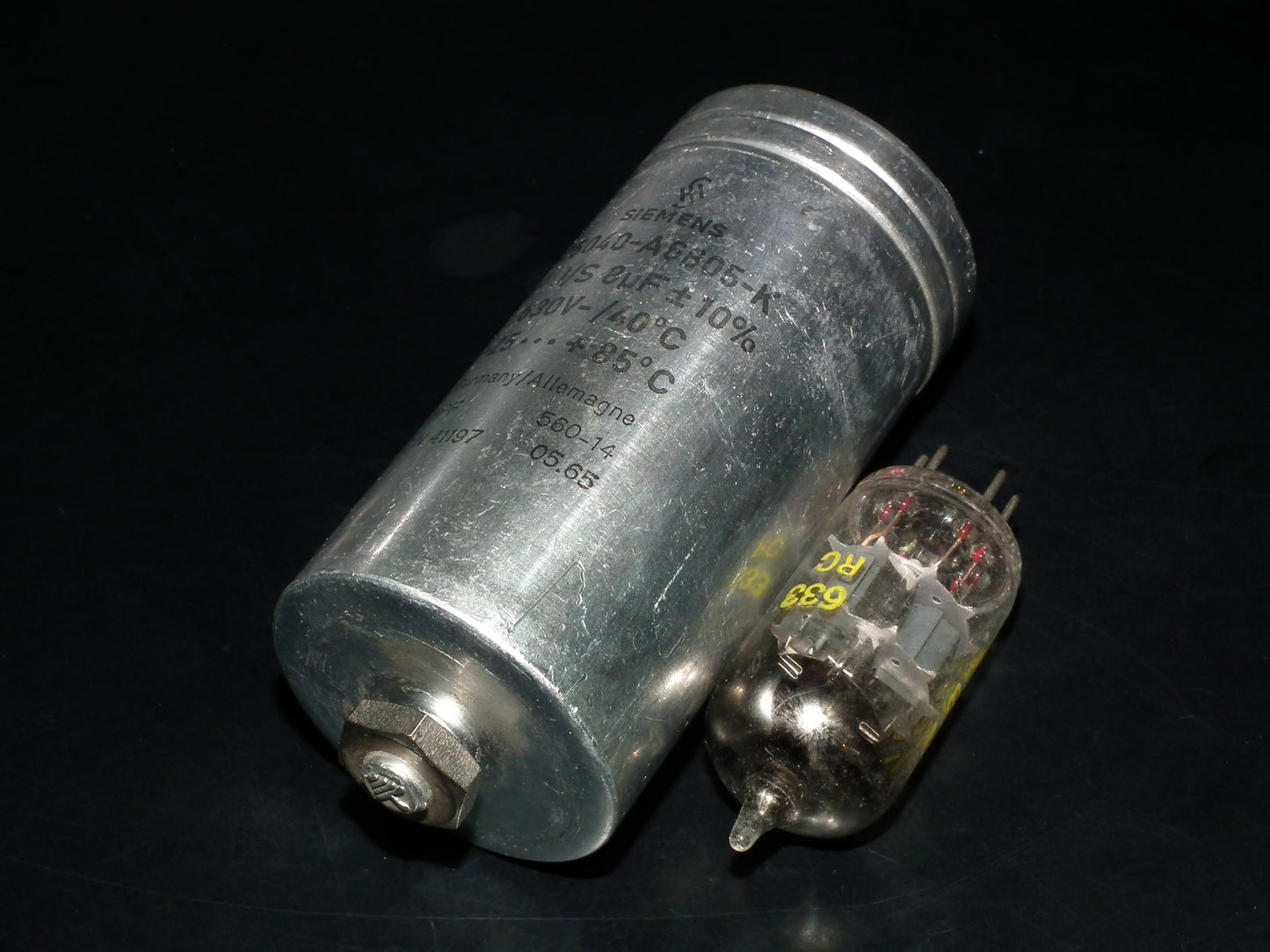 Siemens Klangfilm PIO capacitor 8uF 630V tube audio 8mfd (1 pcs)