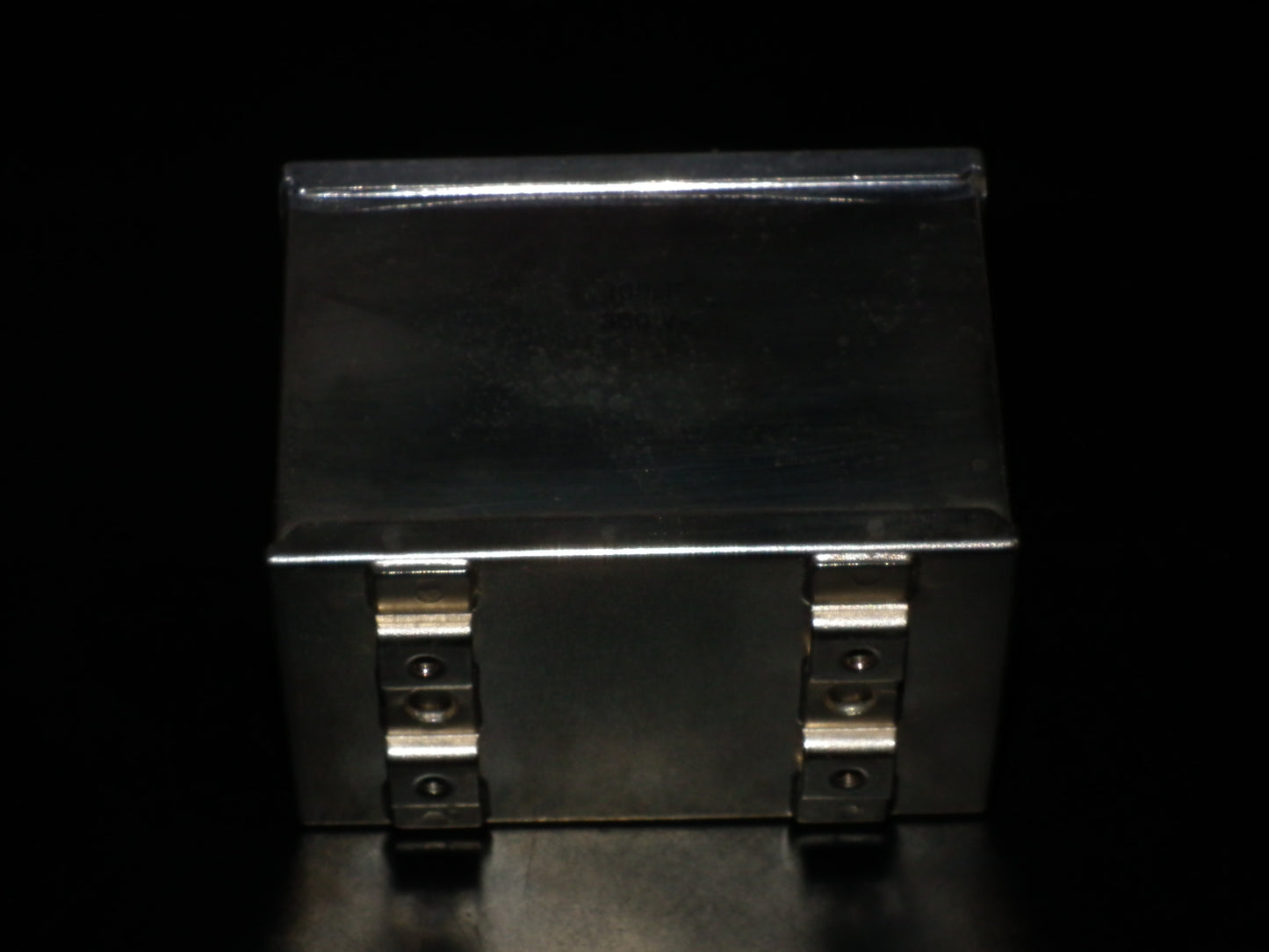 Siemens Klangfilm Electrolytic capacitor 100uF 385V Glass end seal