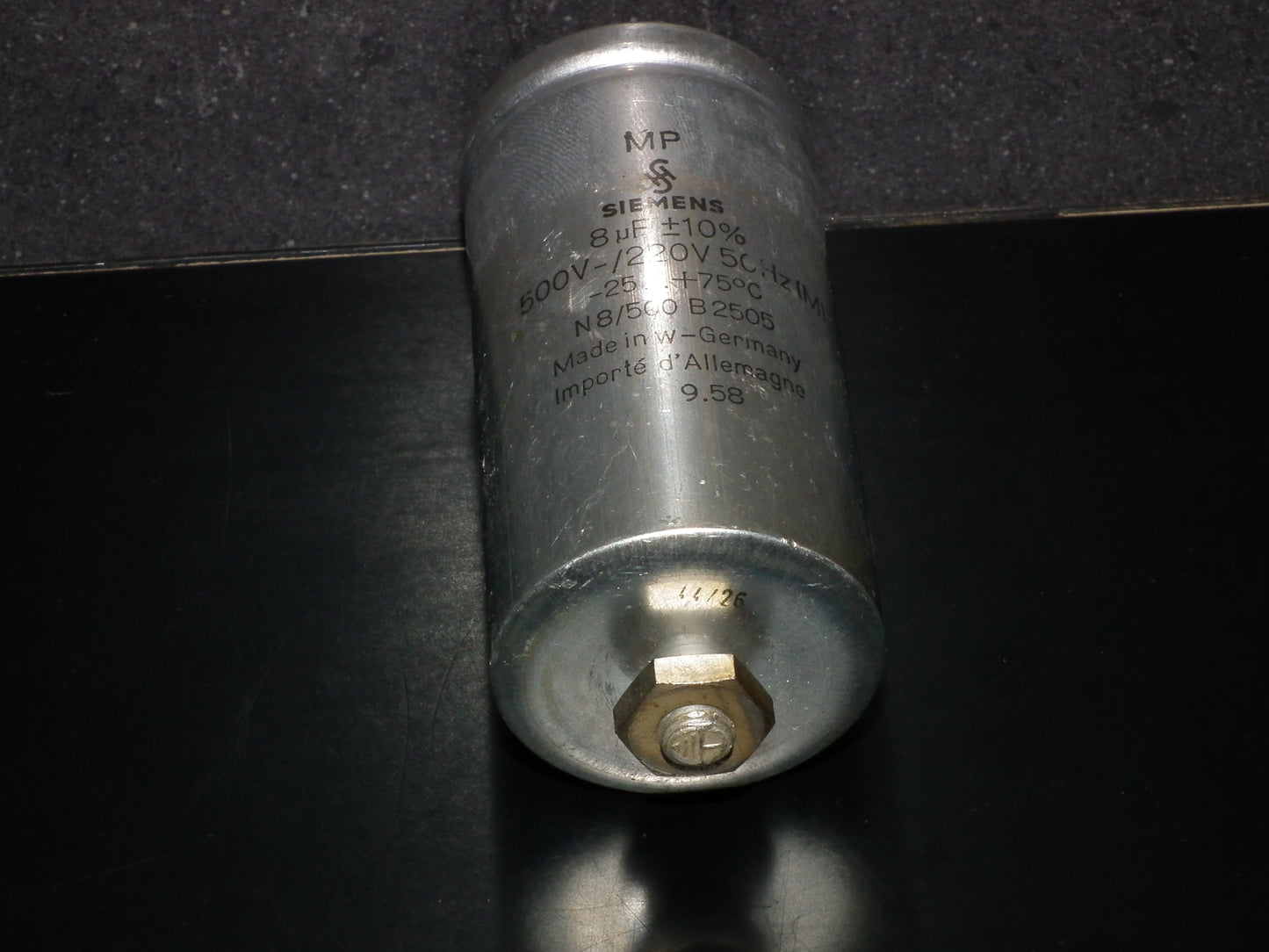 Siemens Klangfilm PIO capacitor 8uF 500V tube audio 8mfd (1 pcs)