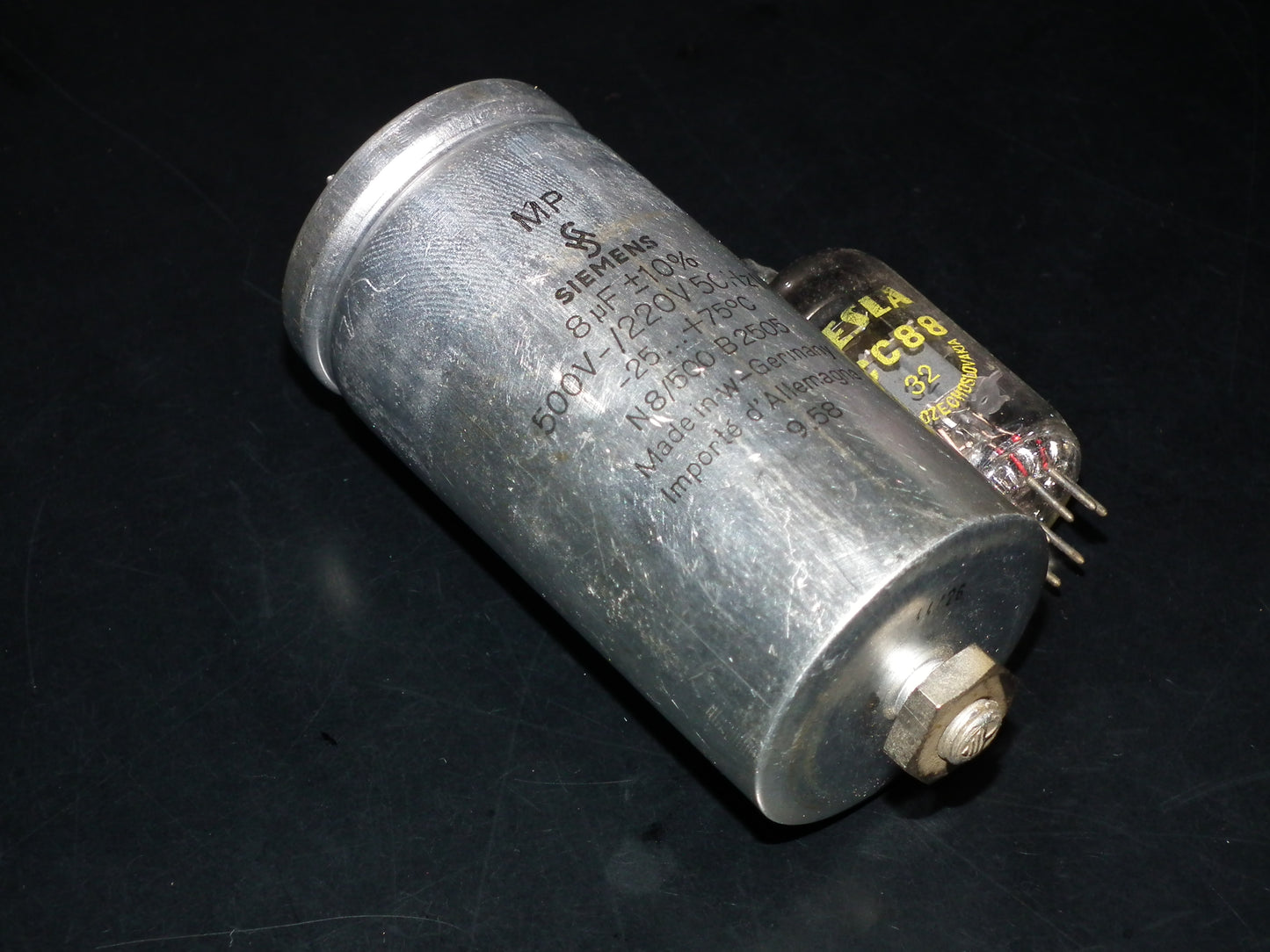 Siemens Klangfilm PIO capacitor 8uF 500V tube audio 8mfd (1 pcs)