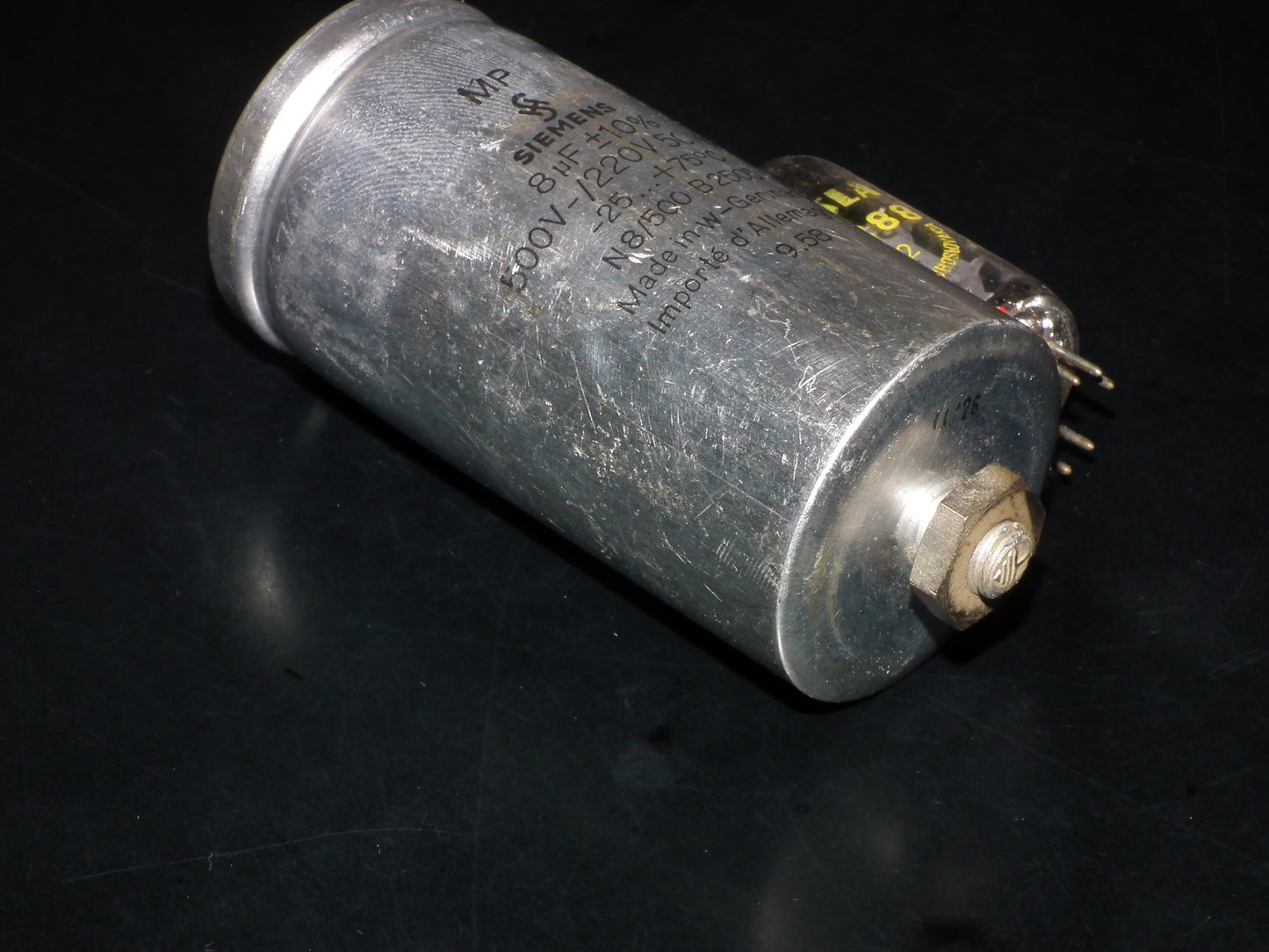 Siemens Klangfilm PIO capacitor 8uF 500V tube audio 8mfd (1 pcs)