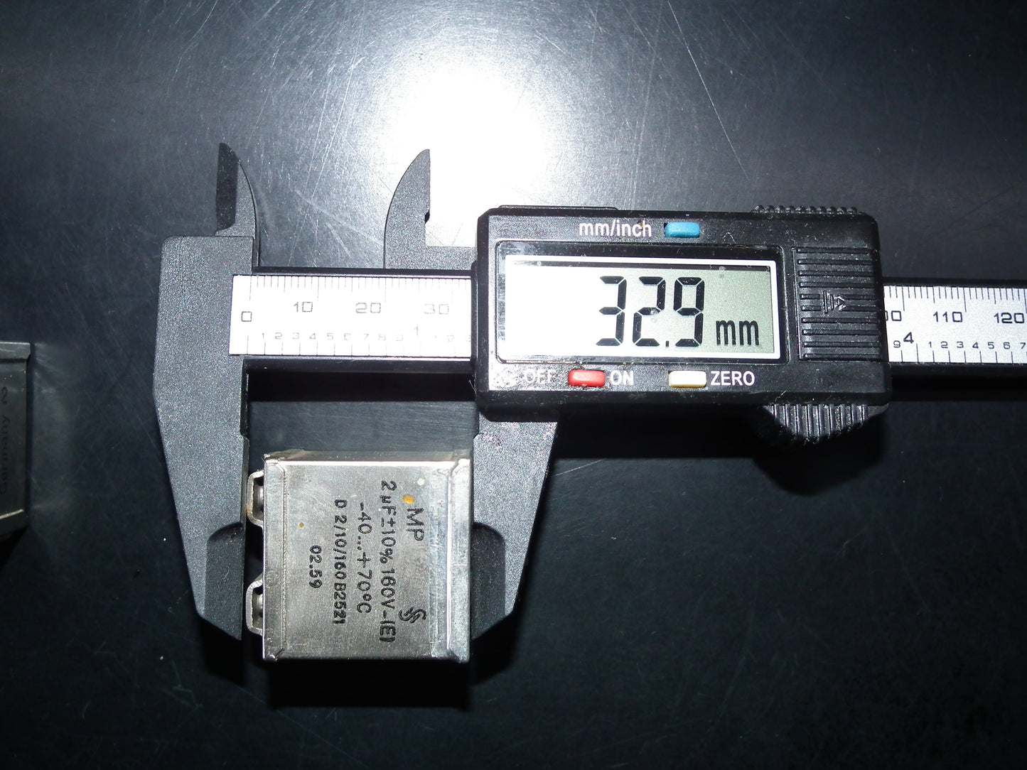 Two vintage Siemens PIO capacitors 2 uF / 160V Klangfilm tube audio 2mfd