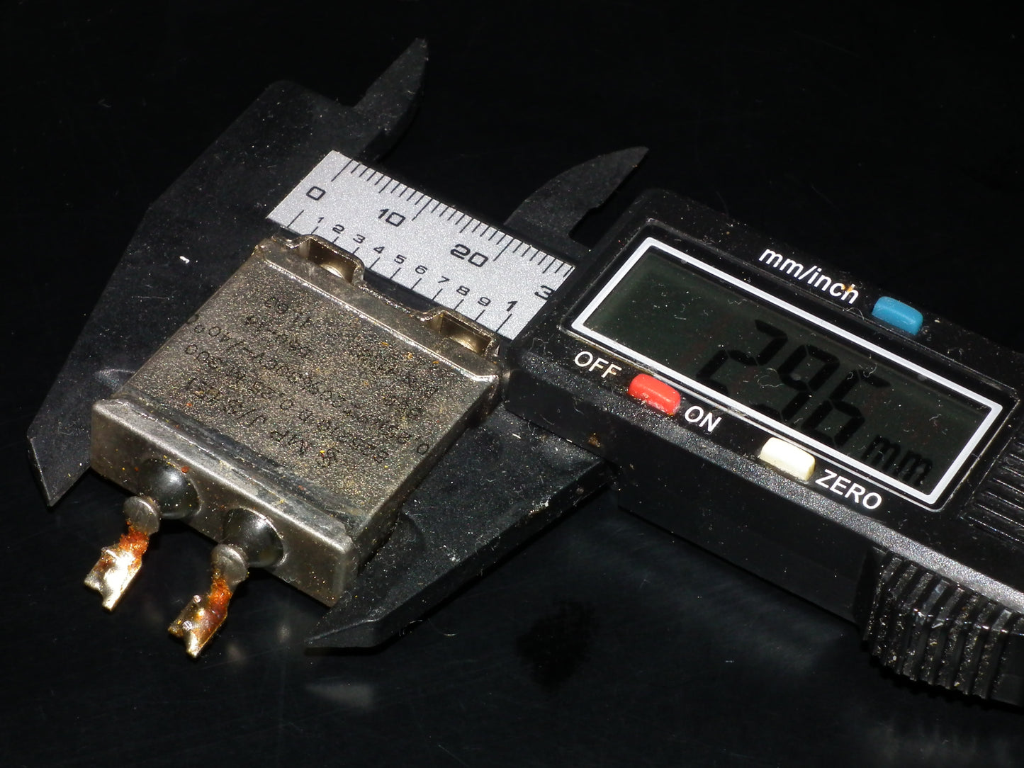 Two vintage Siemens PIO capacitors 0.25uF 300V Klangfilm - West Germany tube audio 250nF