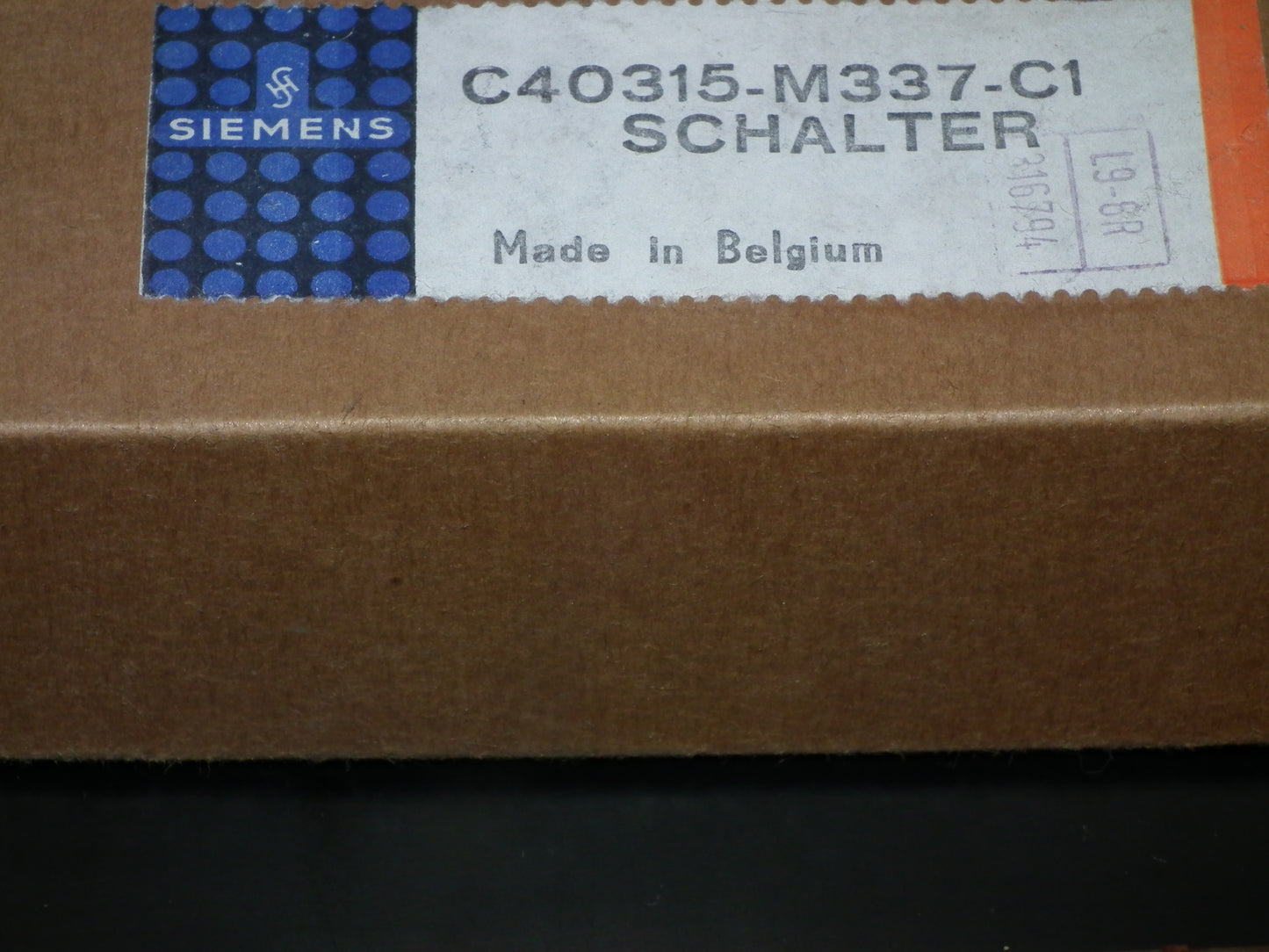 Siemens 4x12 rotary switch Gold Plated C40315-M337-C1