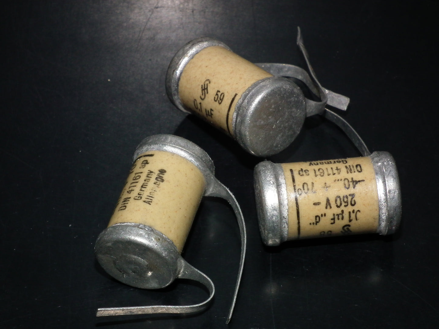 Siemens Sikatrop Capacitor 0.1mfd 250V Klangfilm Hi End 100nF 250V