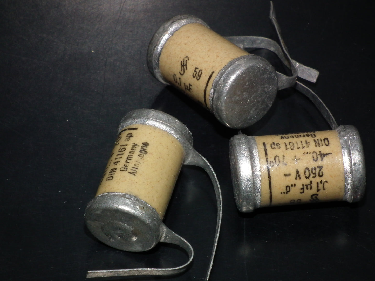 Siemens Sikatrop Capacitor 0.1mfd 250V Klangfilm Hi End 100nF 250V