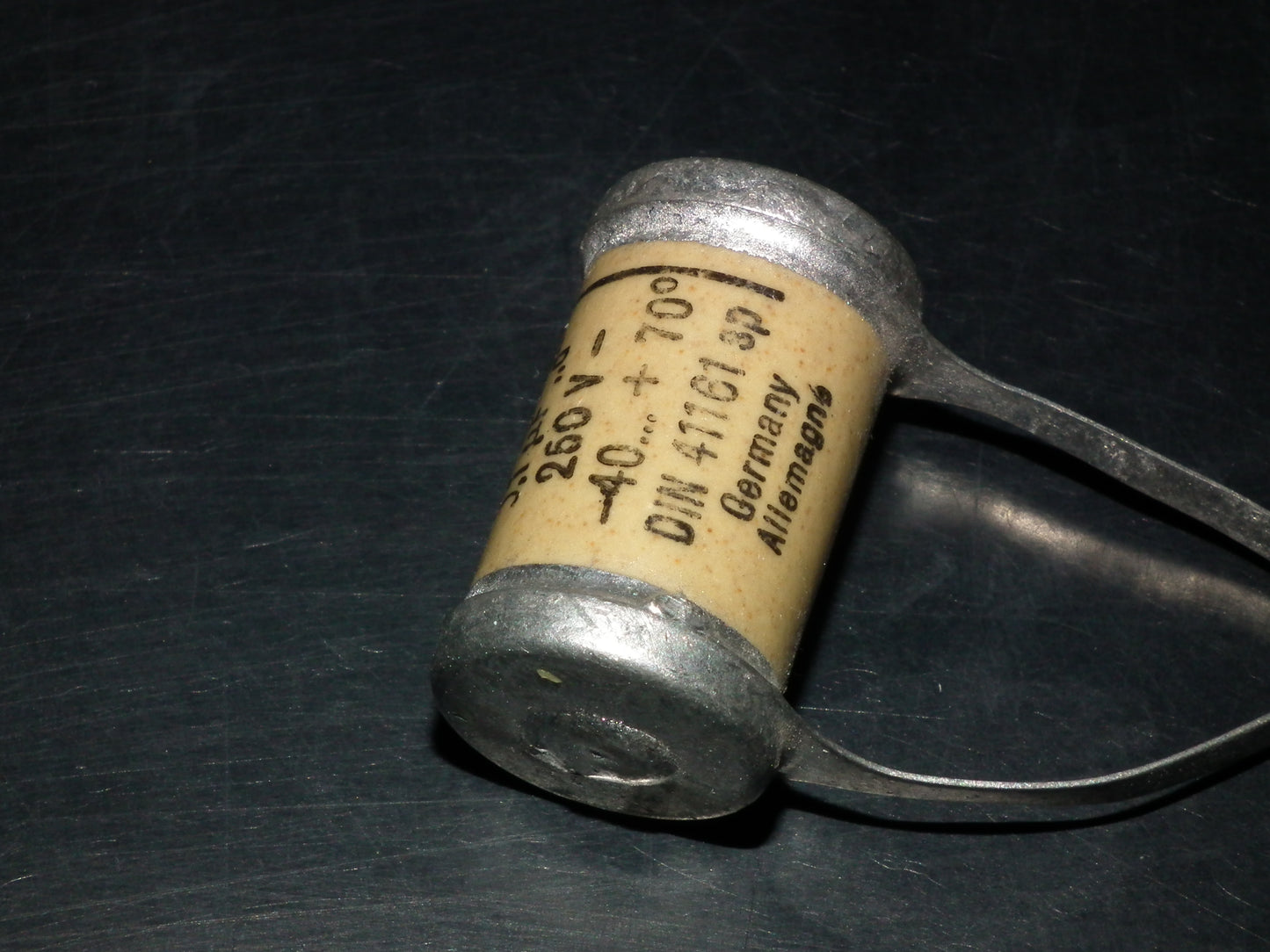 Siemens Sikatrop Capacitor 0.1mfd 250V Klangfilm Hi End 100nF 250V