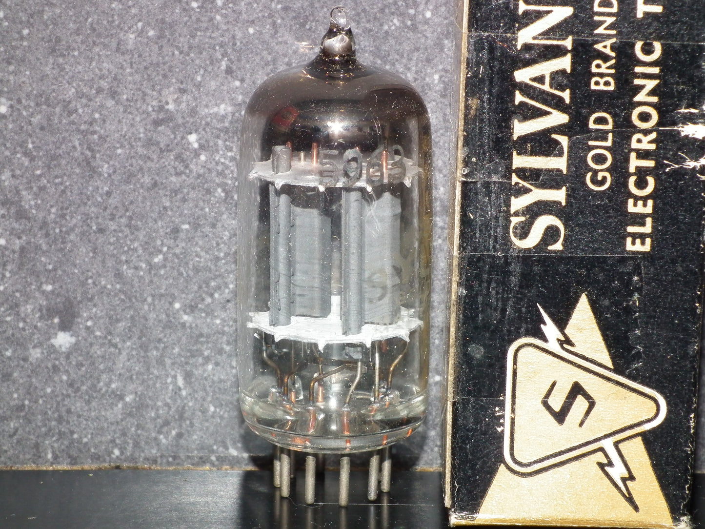 5963 Sylvania Gold Brand 12AU7 ECC82 NOS NIB