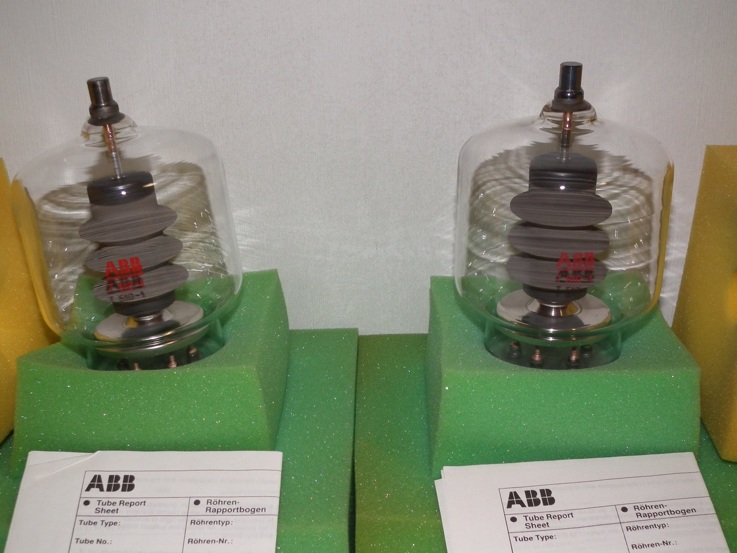 T510-1 ABB Triodes Swiss Made matched pair NOS NIB Brown Boveri CH