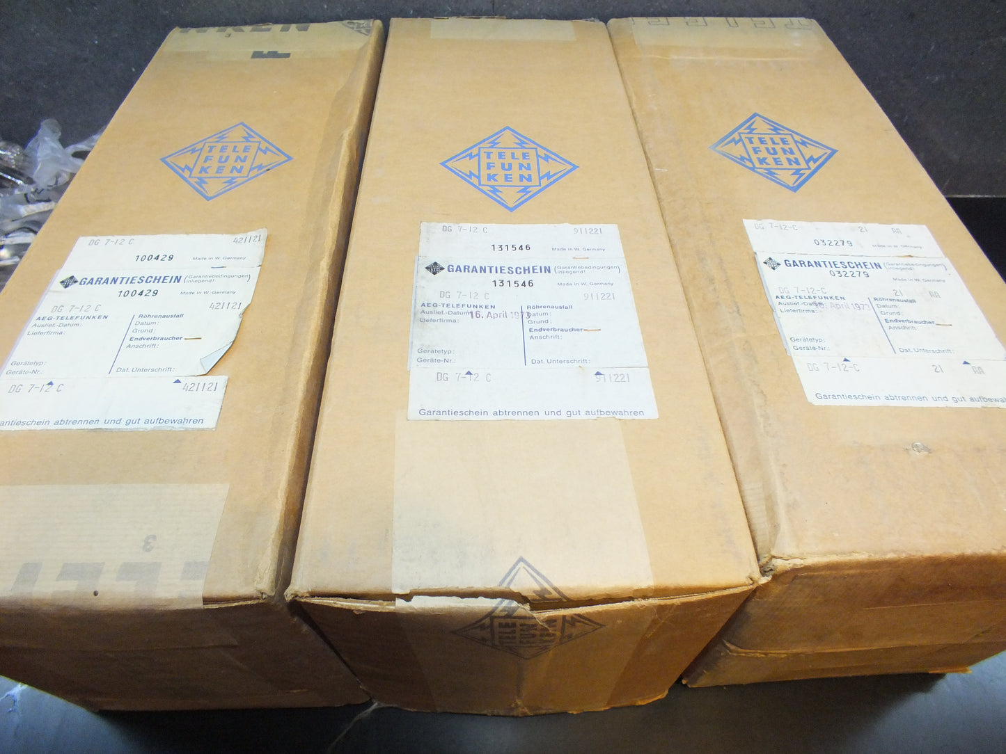 DG7-12C Telefunken Cathode Ray Tube NOS CRT Valve 3" Sealed