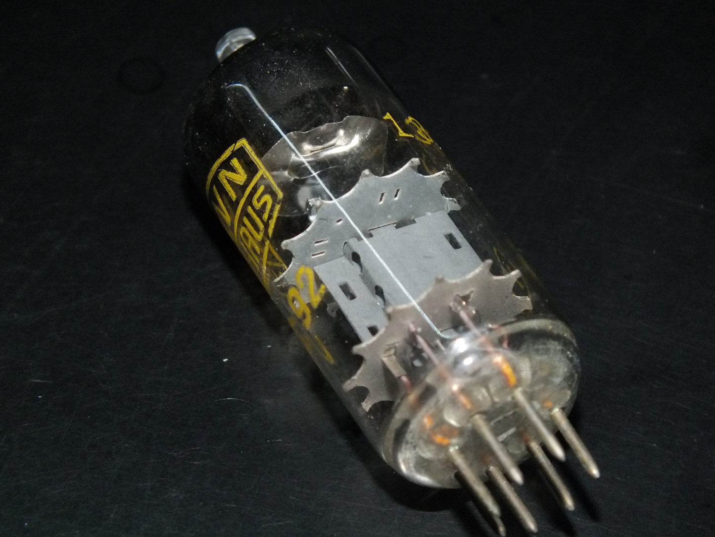 UC92 RFT RARE FOIL Getter Microphone triode, hum & microphonics tested