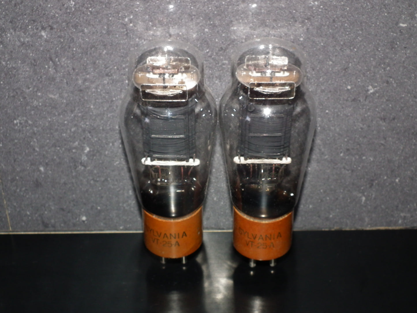Matched Pair (2 tubes) Sylvania VT-25A NOS Long Anode DHT
