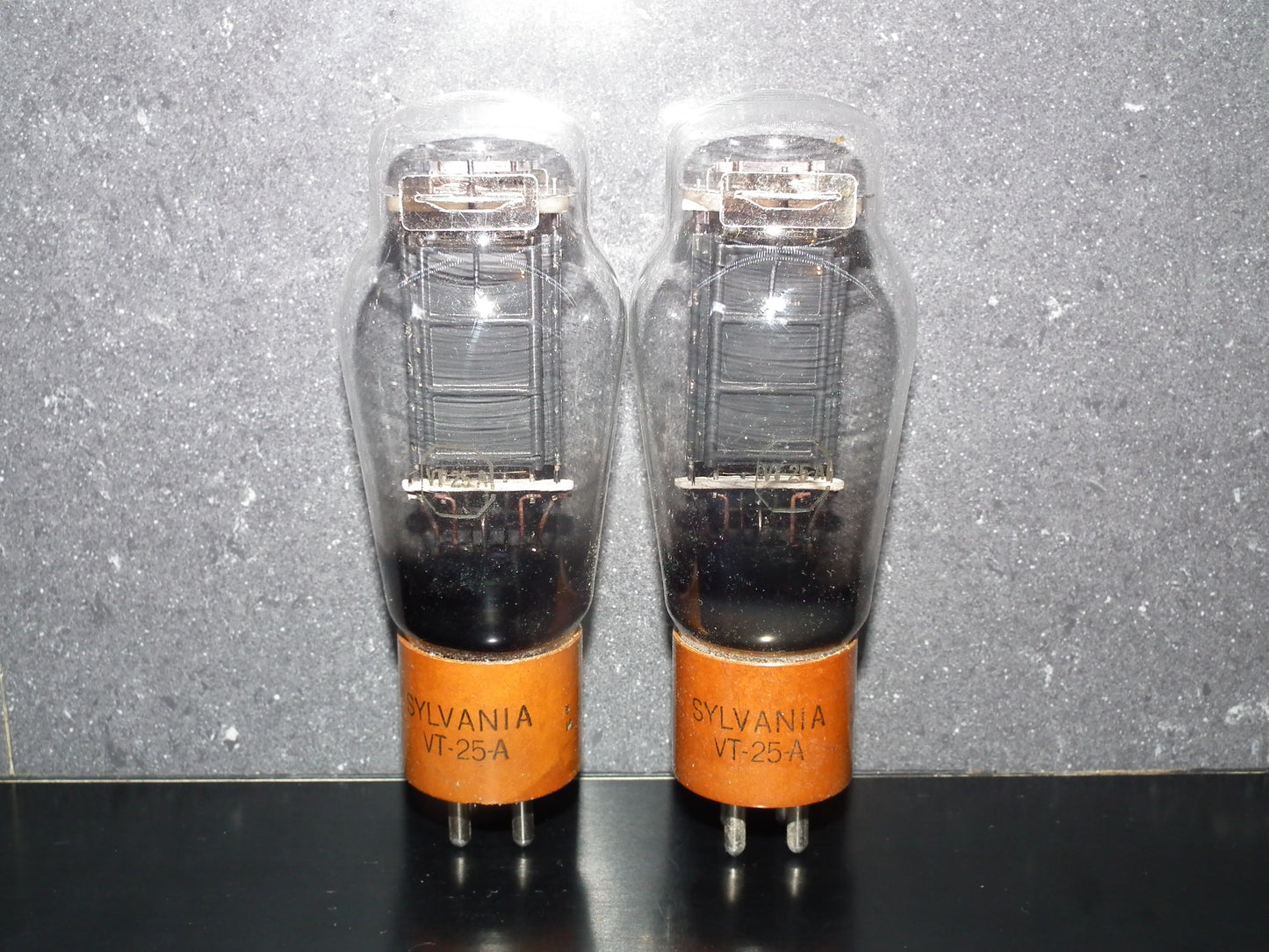 Matched Pair (2 tubes) Sylvania VT-25A NOS Long Anode DHT