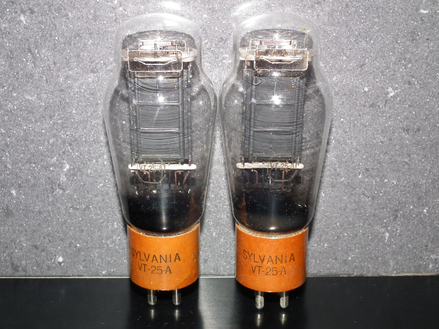 Matched Pair (2 tubes) Sylvania VT-25A NOS Long Anode DHT
