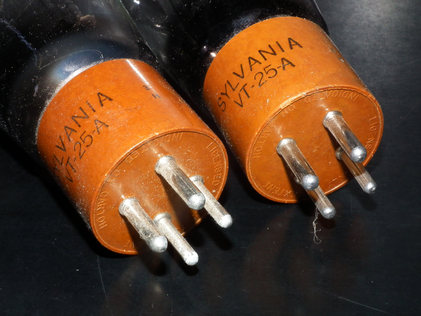 Matched Pair (2 tubes) Sylvania VT-25A NOS Long Anode DHT