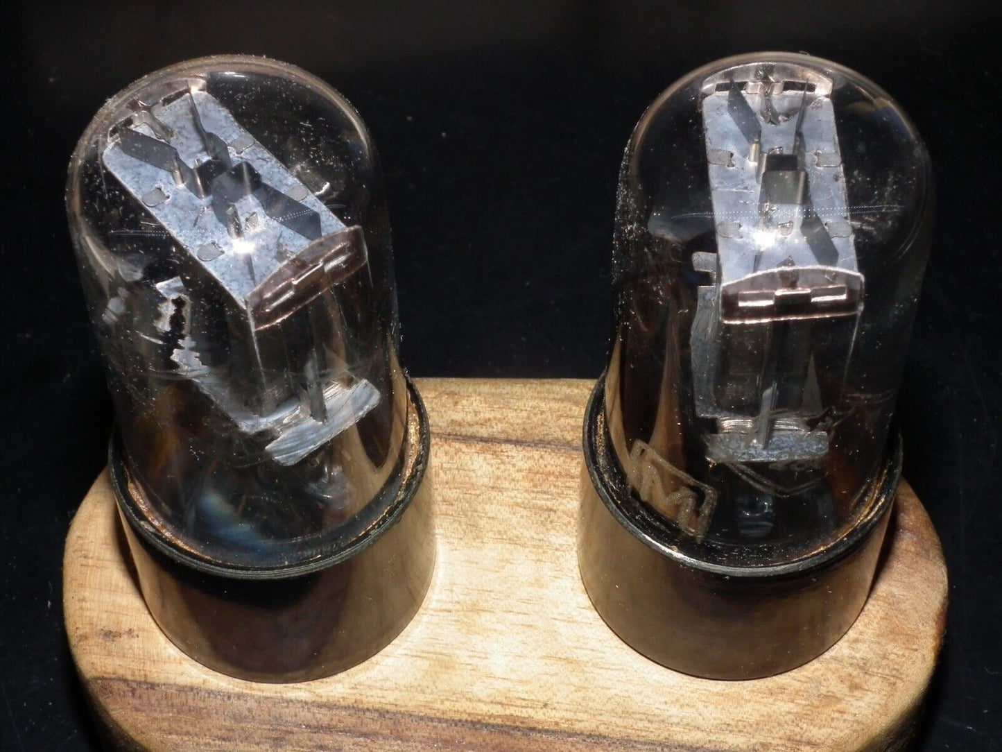 Platinum Matched Pair Foton 6SN7GT 6N8S NOS early 50s Tashkent Plant Great Sound