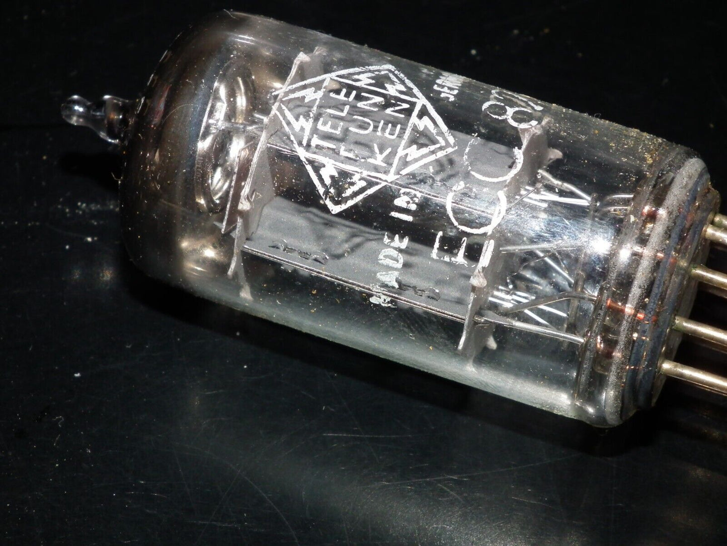 NOS ECC82 Telefunken 12AU7 Diamond Bottom Same Codes West Germany