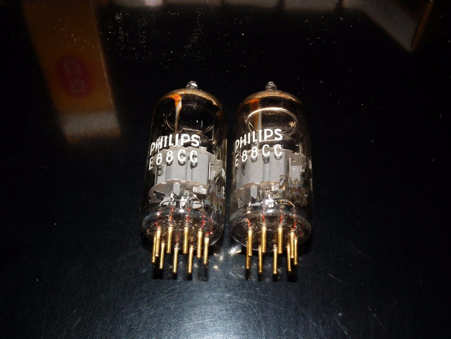 E88CC 6922 NOS NIB Matched Pair Philips Heerlen Holland Premium ECC88 6DJ8