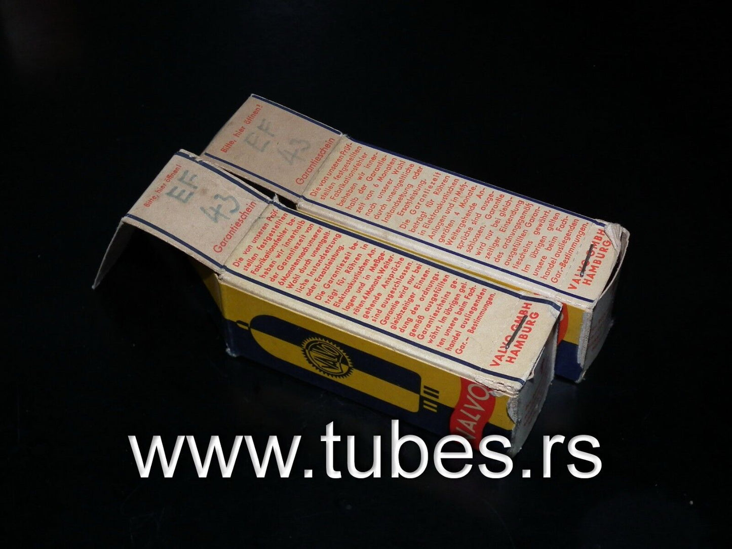 EF43 Valvo NOS NIB Pentode