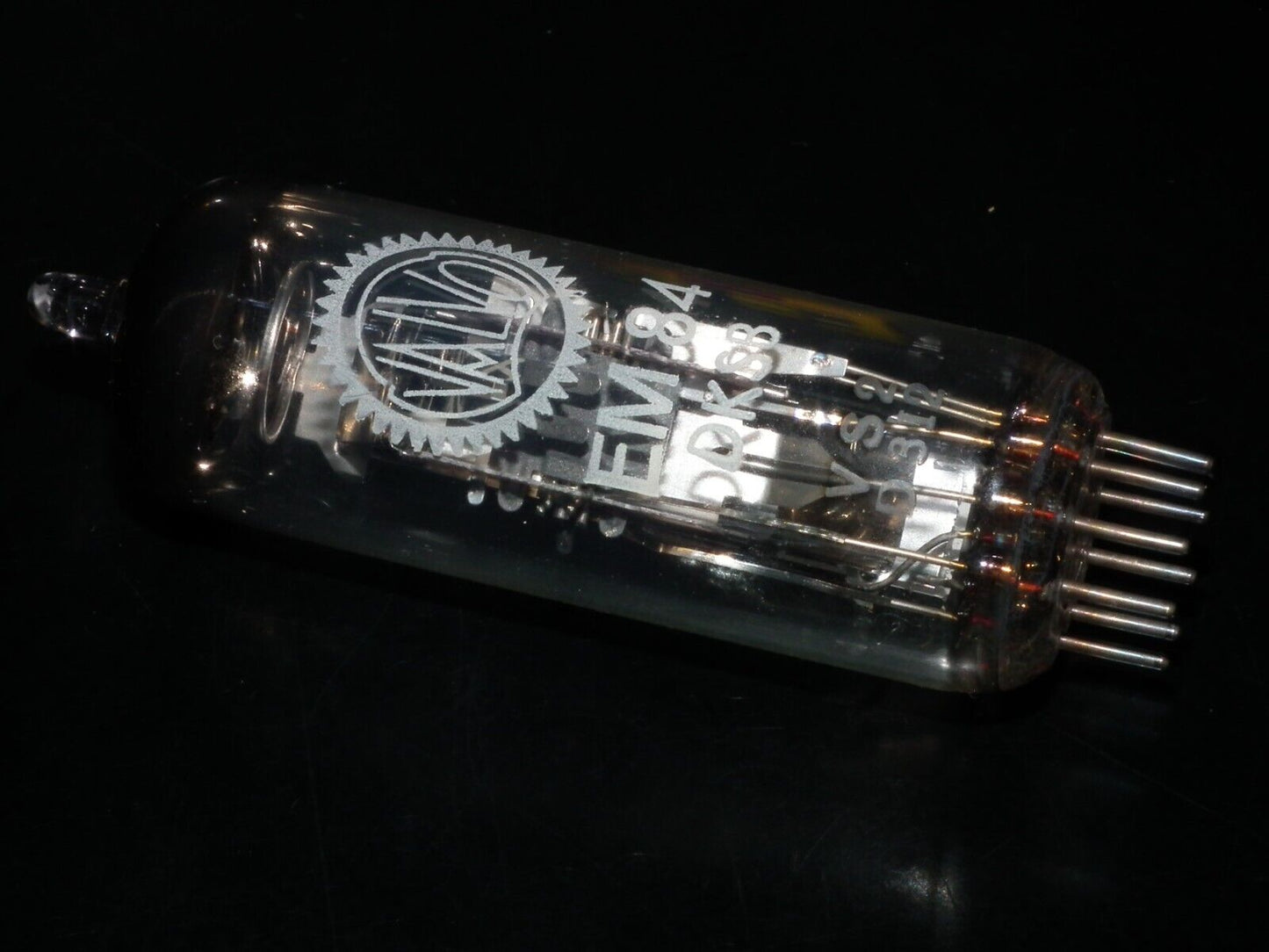 One (1 pcs) EM84 Valvo NOS NIB Tuning Indicator Tube Magic Eye