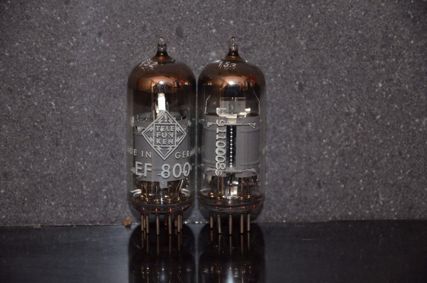 EF800 Telefunken NOS Low Noise Diamond Bottom tube for MIKTEK CV4 MK9 microphone