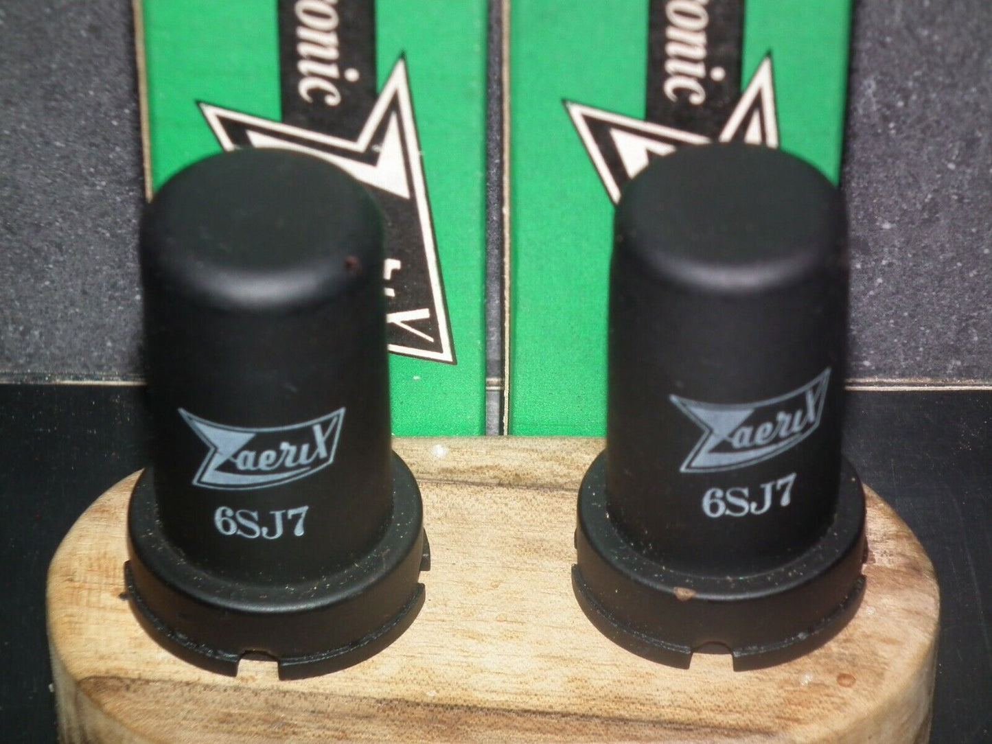 6SJ7 Zaerix Platinum Matched Pair NOS NIB