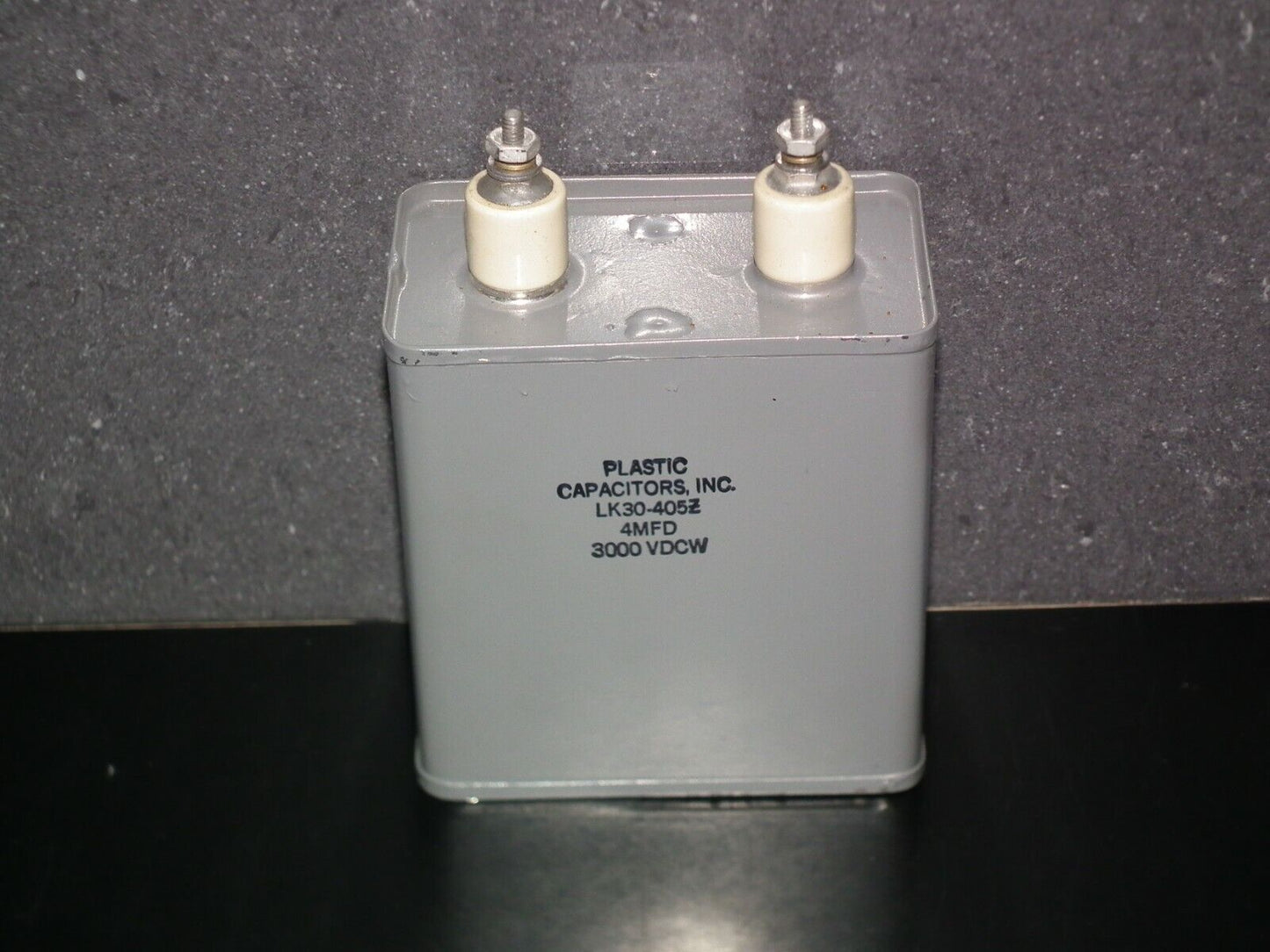 Genuine Plastic PIO Capacitor 4mfd 3000V NOS One pcs (1 capacitor) 4u 3000 VDCW