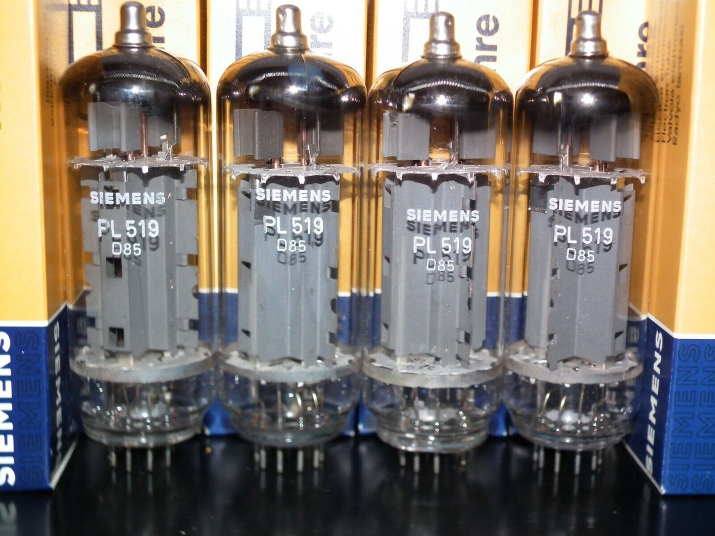 PL519 Siemens West Germany 40KG6 PLATINUM Matched QUAD EAR859 EAR861 Tested!!!