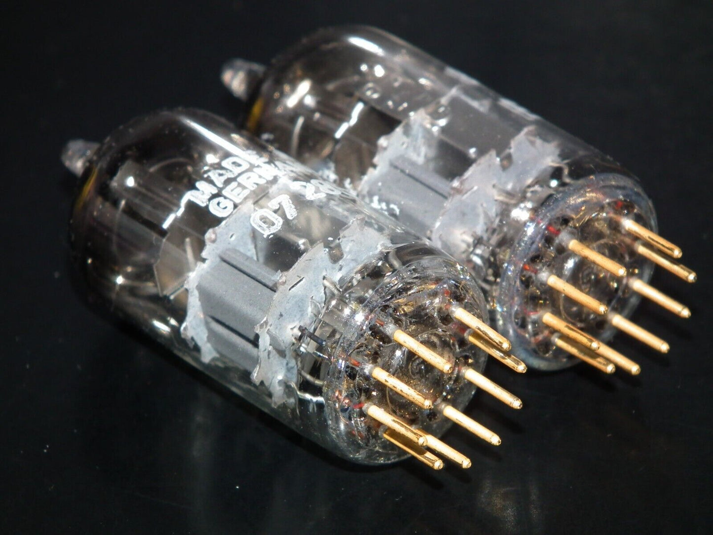 Platinum Matched Pair Siemens E88CC ~CCa Tested NOS Dual Stage Getter A27H Code