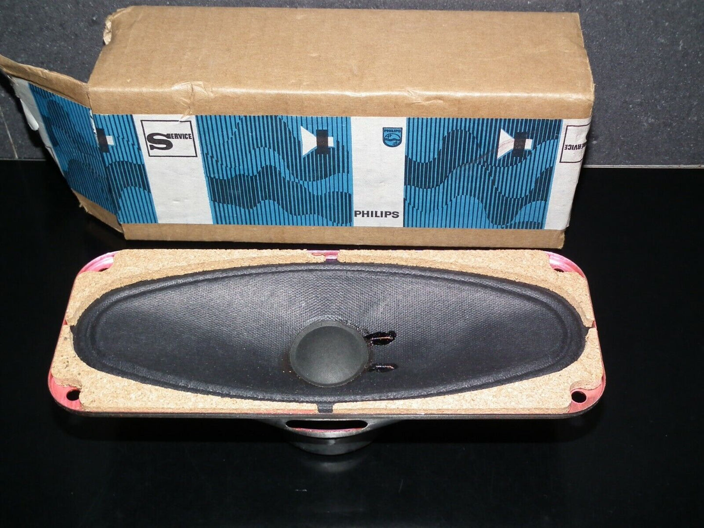 NOS Vintage Philips Loudspeaker from 70s, 4 ohm, service packaging