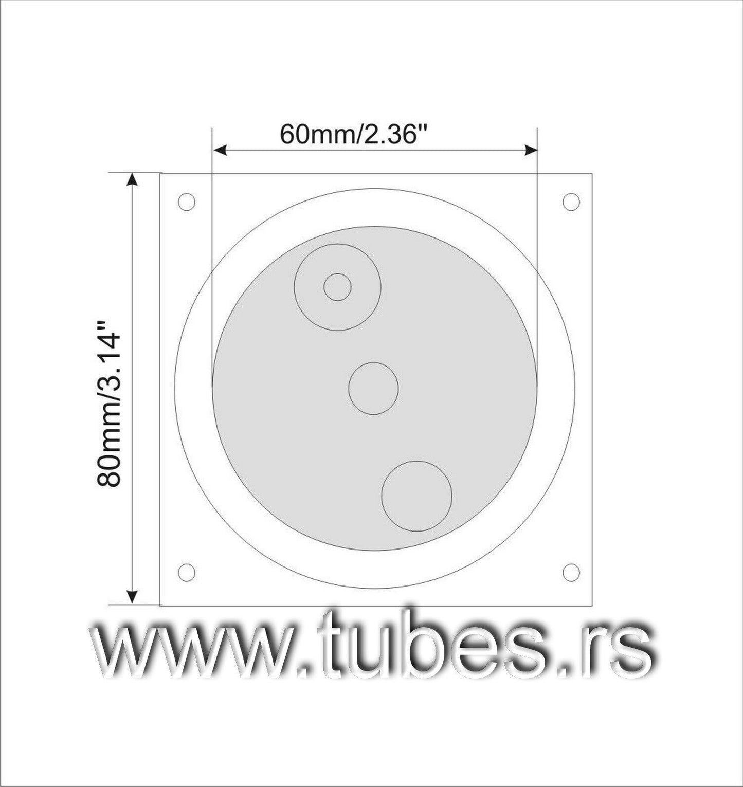 Large Vernier Dial Control Knob HF LINEAR AMPLIFIER Antenna Coupler from 60s