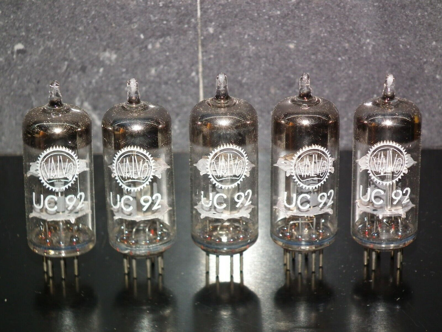 UC92 Telefunken rebranded Valvo NOS NIB Diamond Bottom Microphone preamp 9AB4