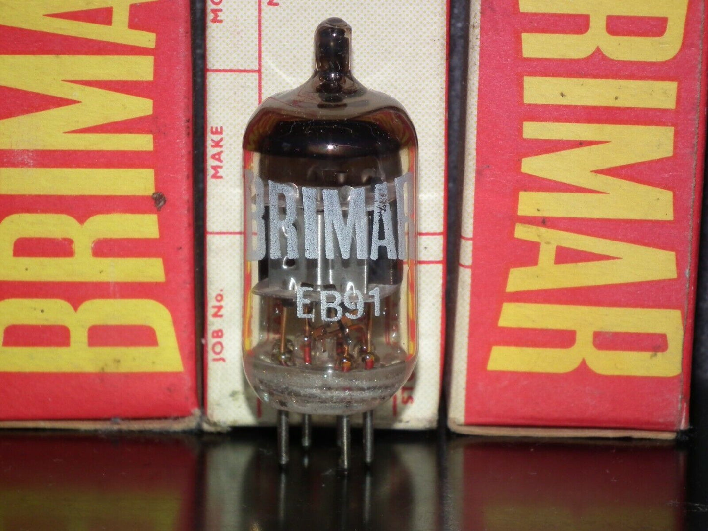 EB91 Brimar Diode Valve 6AL5 EAA91 NOS NIB Made in UK