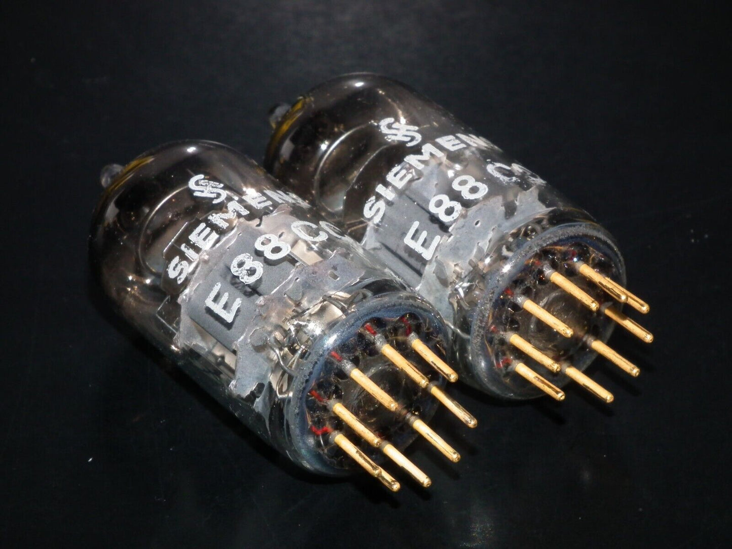 Platinum Matched Pair Siemens E88CC Used Tested NOS Dual Stage Getter A27H Code