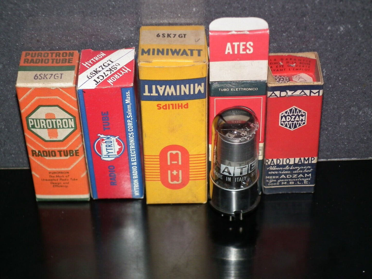 6SK7GT NOS NIB Philips Adzam Purotron ATES Standard