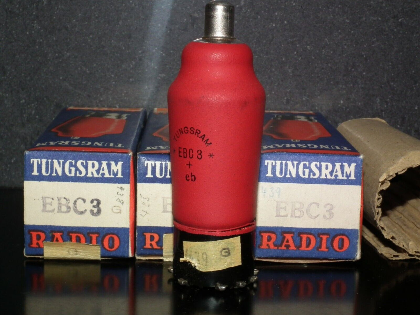 Tungsram EBC3 NOS NIB - radio receiver tube