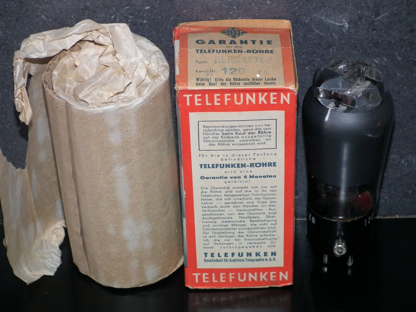 RENS1374d Telefunken NOS NIB tested 100%