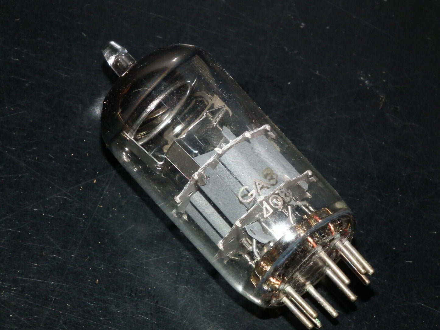 NOS NIB ECC88 Mullard 6DJ8 RARE Gray Shield Big O Getter Heerlen 1960