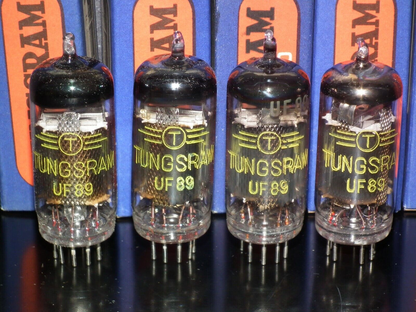 UF89 Tungsram Radio Receiver Tube NOS NIB Old Europe tube radio from 60s