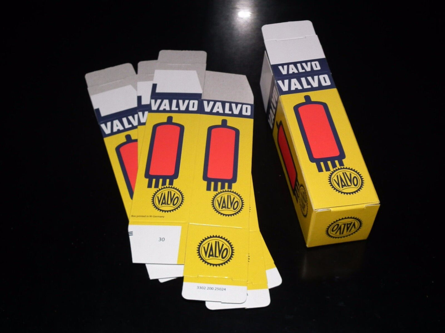 20 pcs Valvo Tube Boxes for Octal and Magnoval tubes EL34 GZ34 6CA7 6SN7 5AR4