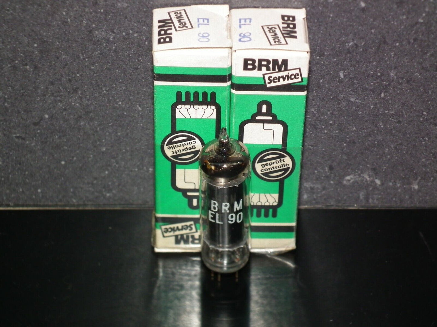 EL90 BRM 6AQ5 NOS NIB Black plates, carbonized nickel Tested 100%