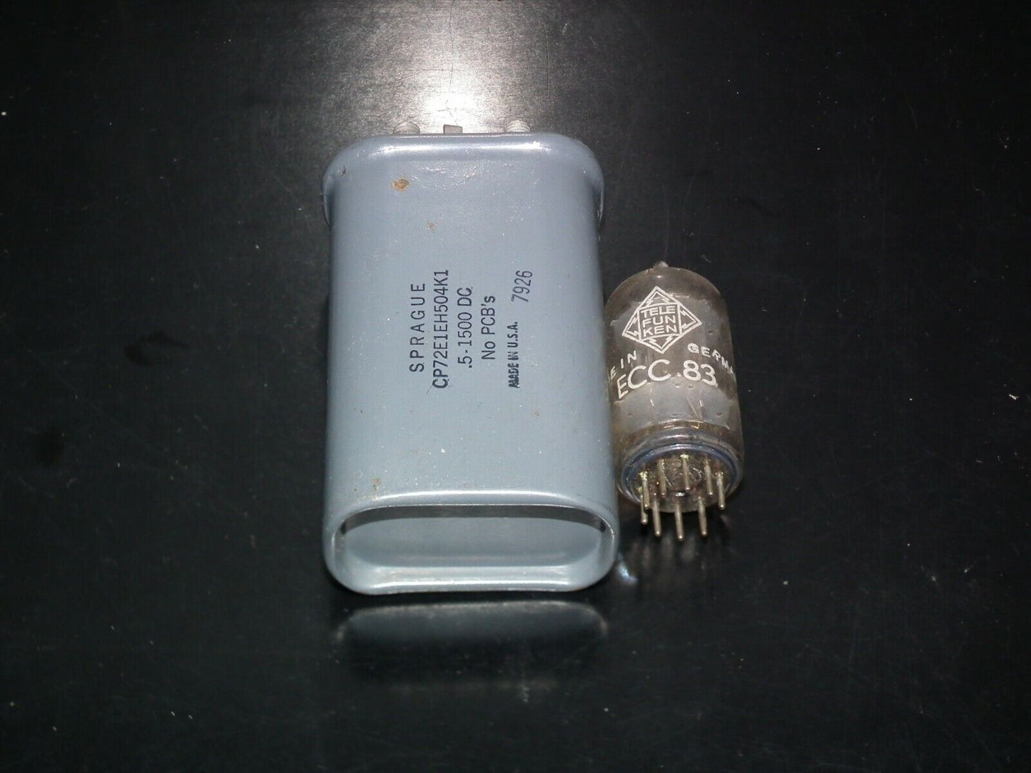 NOS PIO Capacitor 0.5mfd 1500V Sprague made in 70s in the USA