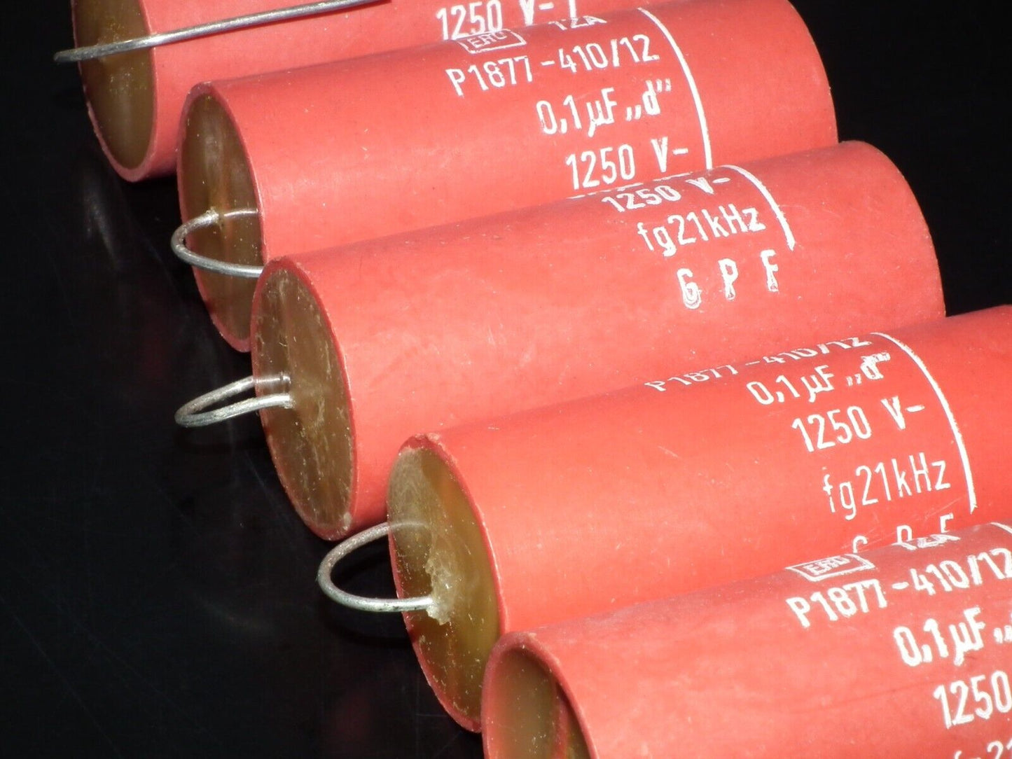 ERO 100nF 1250V Polyester Capacitor HI Voltage NOS 0.1uF 1.25KV