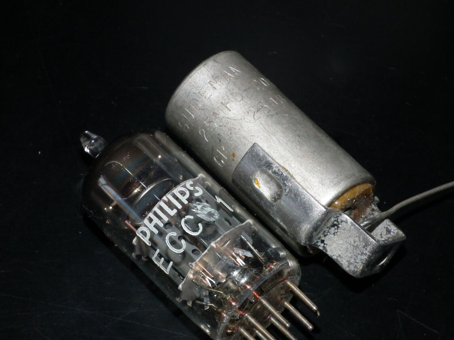 Two Vintage NOS GUDEMAN PIO Capacitors 0.25uF 200V 250nF NOS Paper In Oil