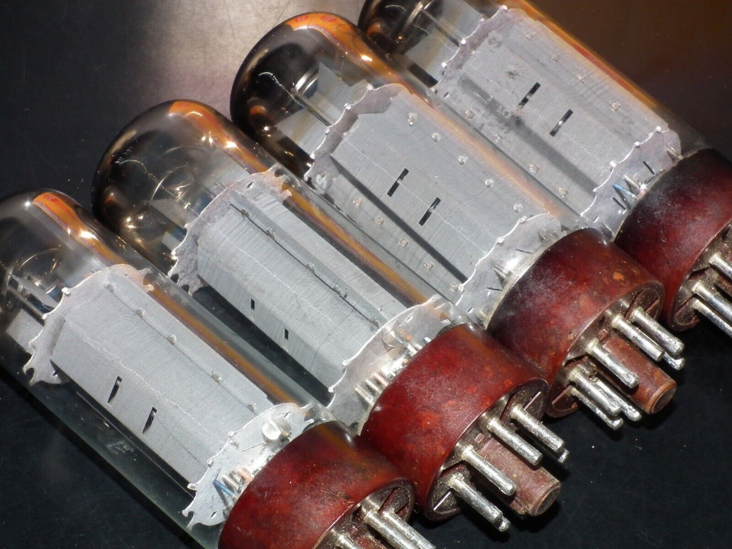 EL34 6CA7 Tesla Czechoslovakia Platinum Matched Quad Tested NOS over 100%