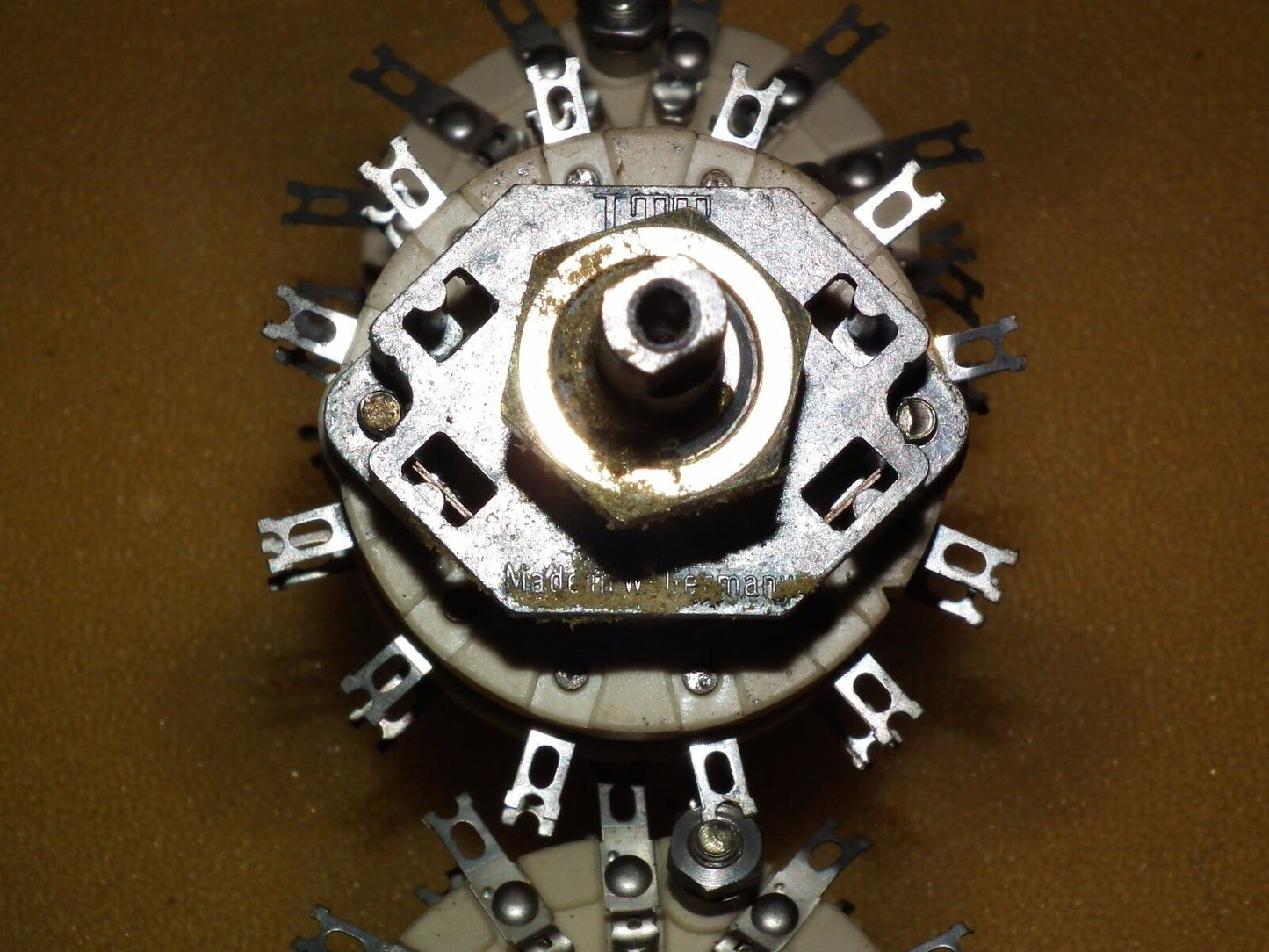 NOS 2x11 rotary switch made by ITT W. Germany in 80s (hi quality military stock)