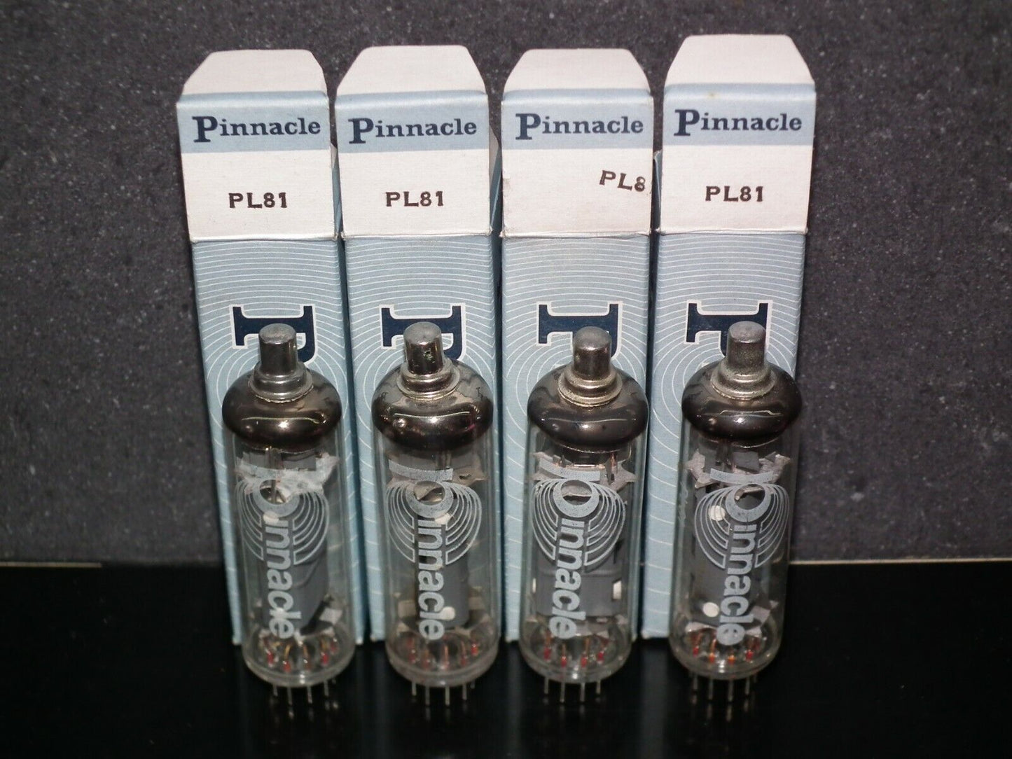 Platinum matched quad PL81 21A6 Pinnacle NOS tube pentode N152