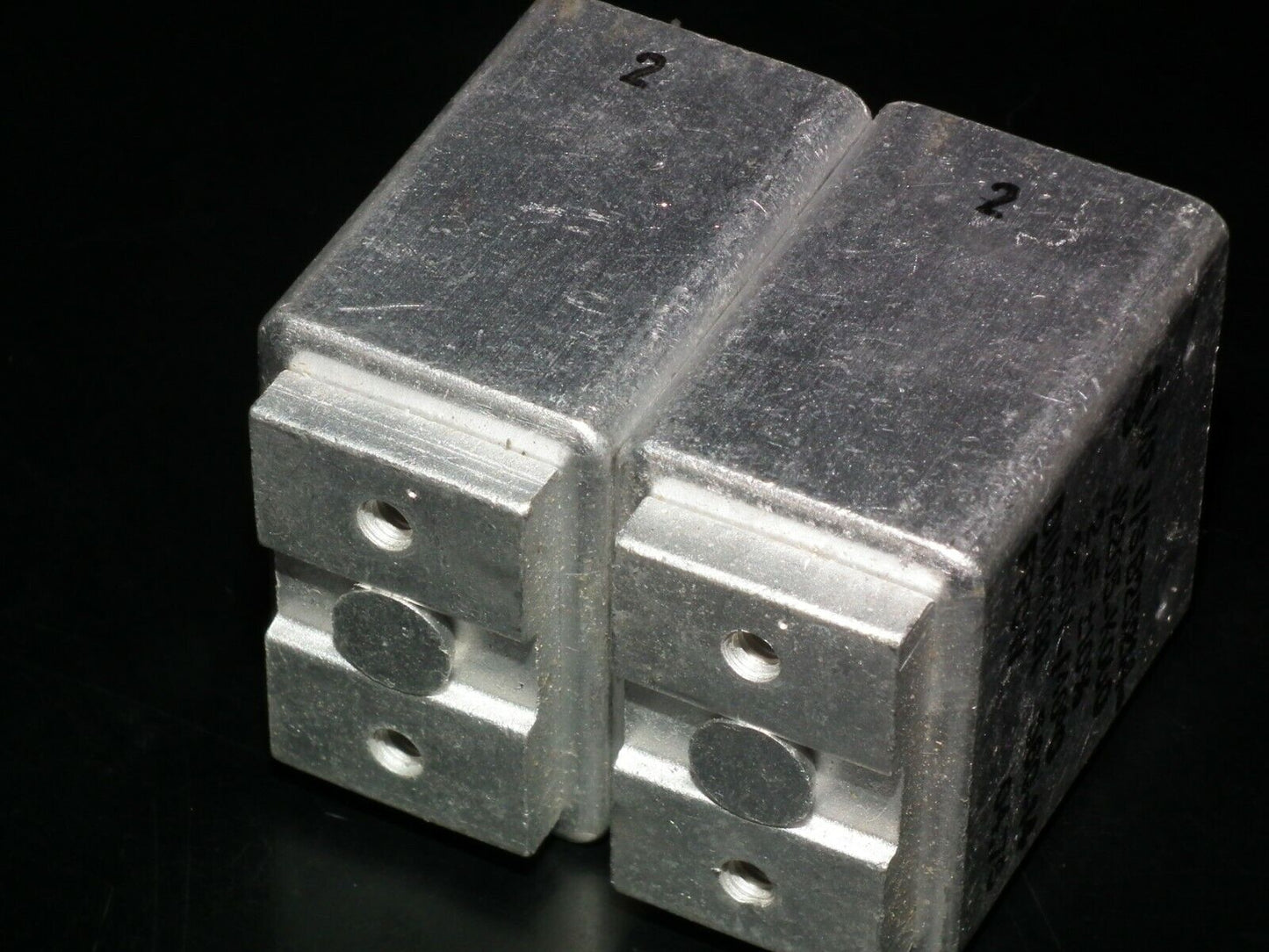 Two NOS vintage Siemens PIO capacitors 2 uF / 250V Klangfilm tube audio 2mfd