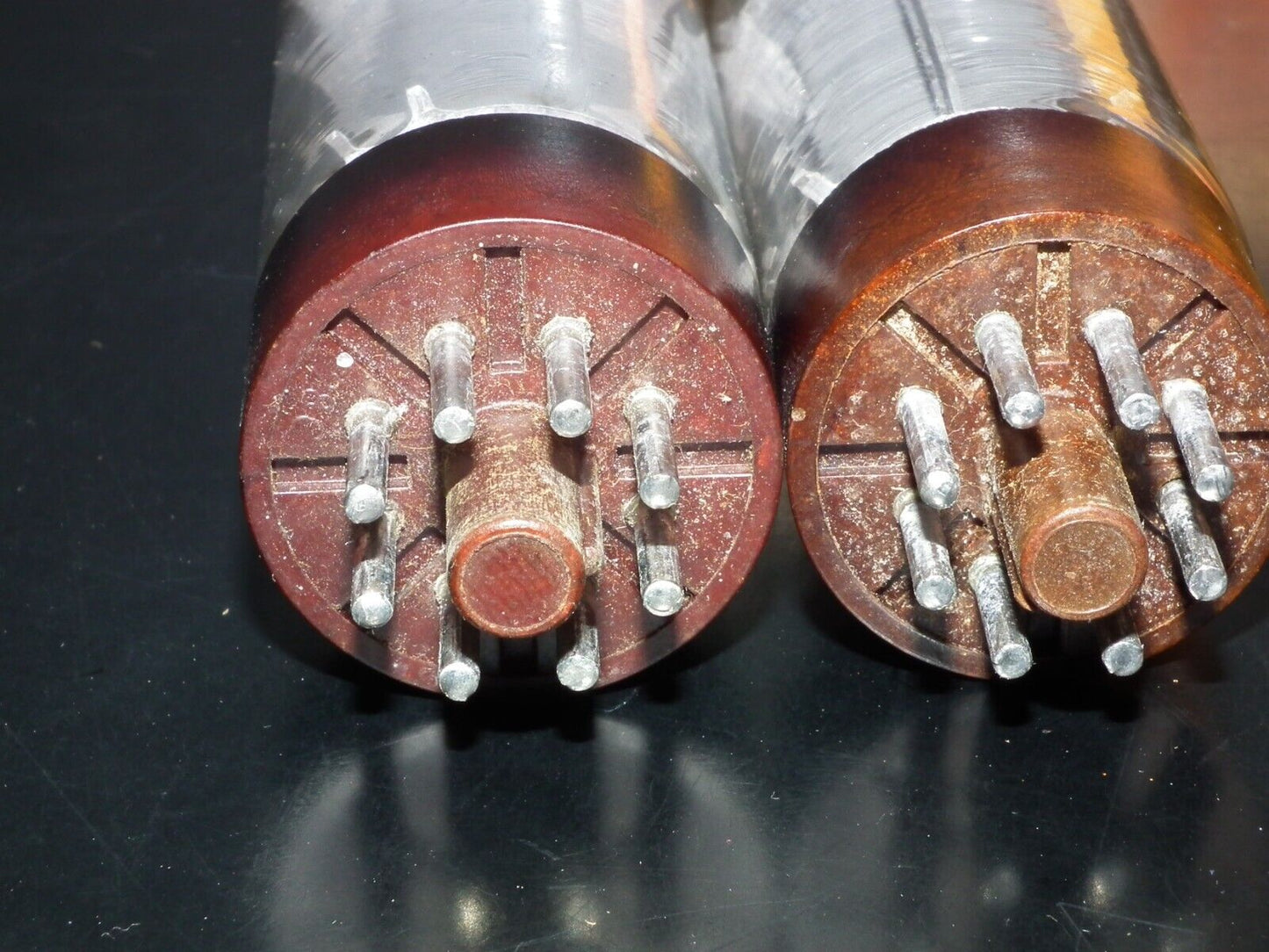 EL34 6CA7 Tesla Czechoslovakia Platinum Matched Pair Tested NOS