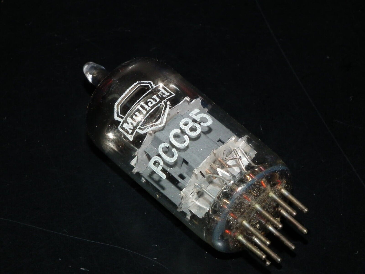 One tube (1pcs) PCC85 9AQ8 Mullard NOS NIB Old type early 70s
